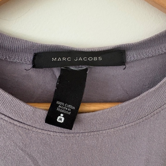 RARE Marc Jacob’s Blondie T Shirt (some faded areas on sleeves) Size M Lilac - Picture 5 of 7